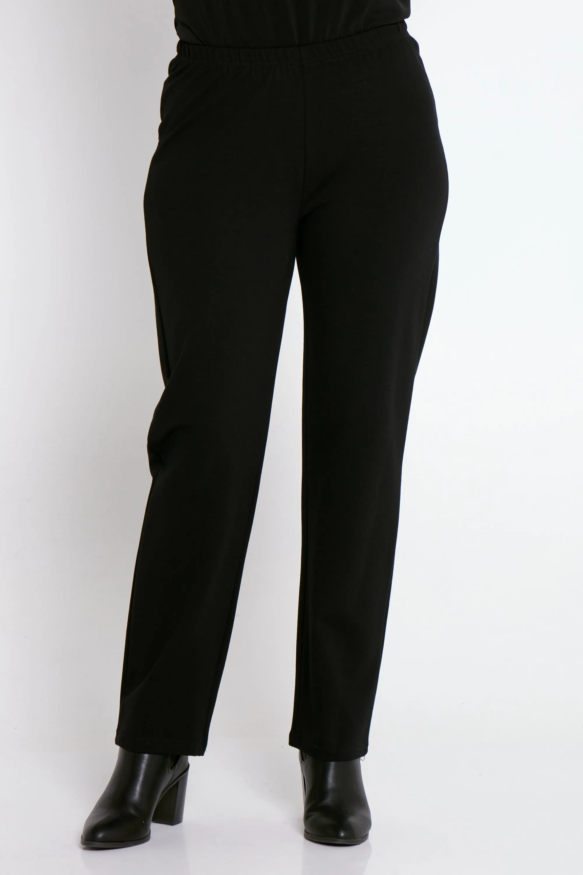 RTM Stretch Ponte Pants - Black