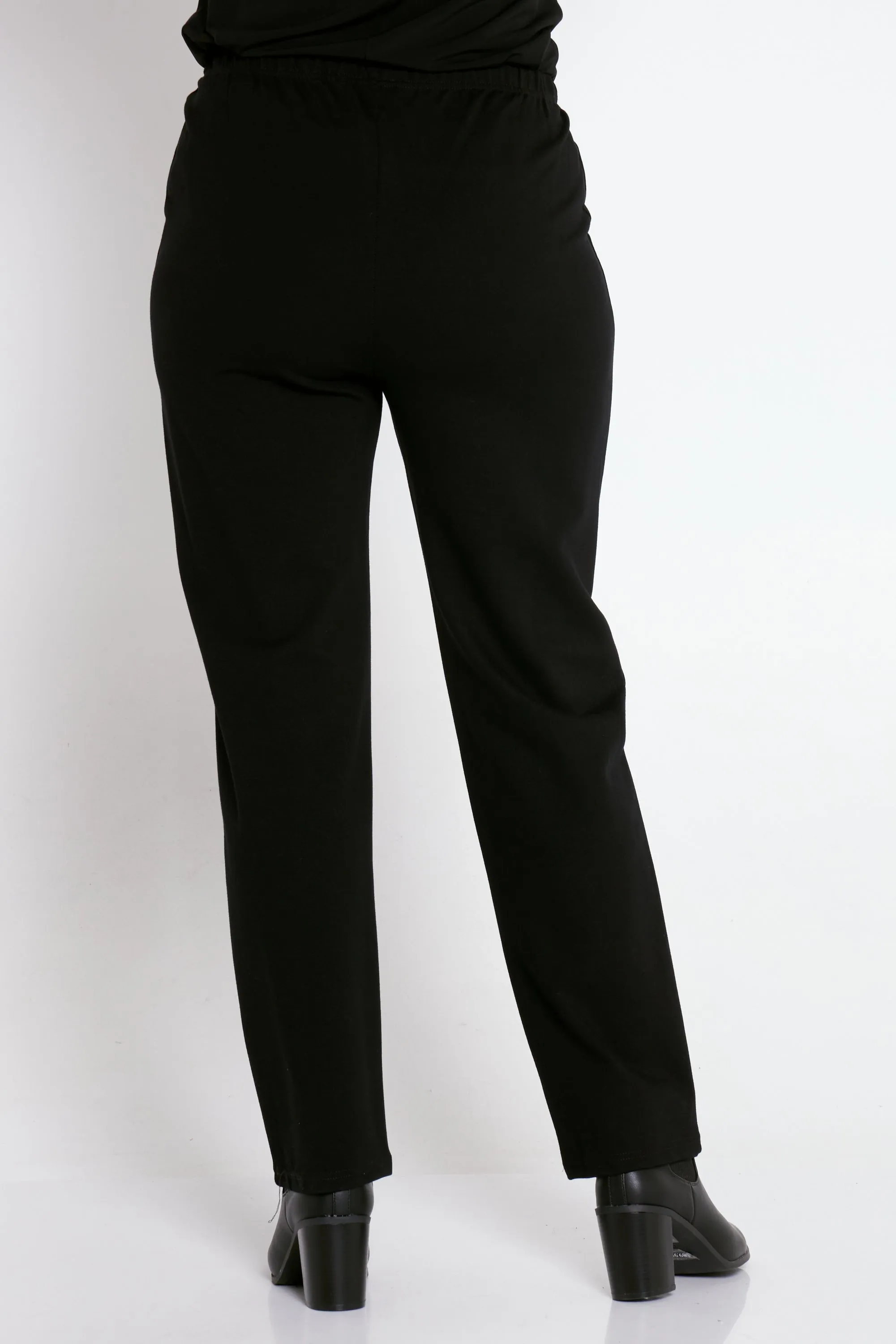 RTM Stretch Ponte Pants - Black