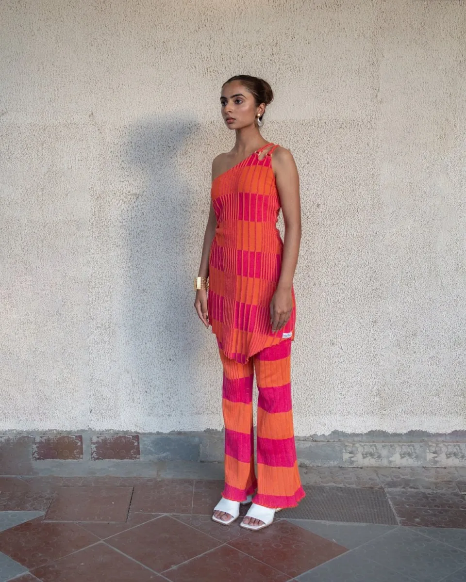 Sadie Pants - Pink and orange