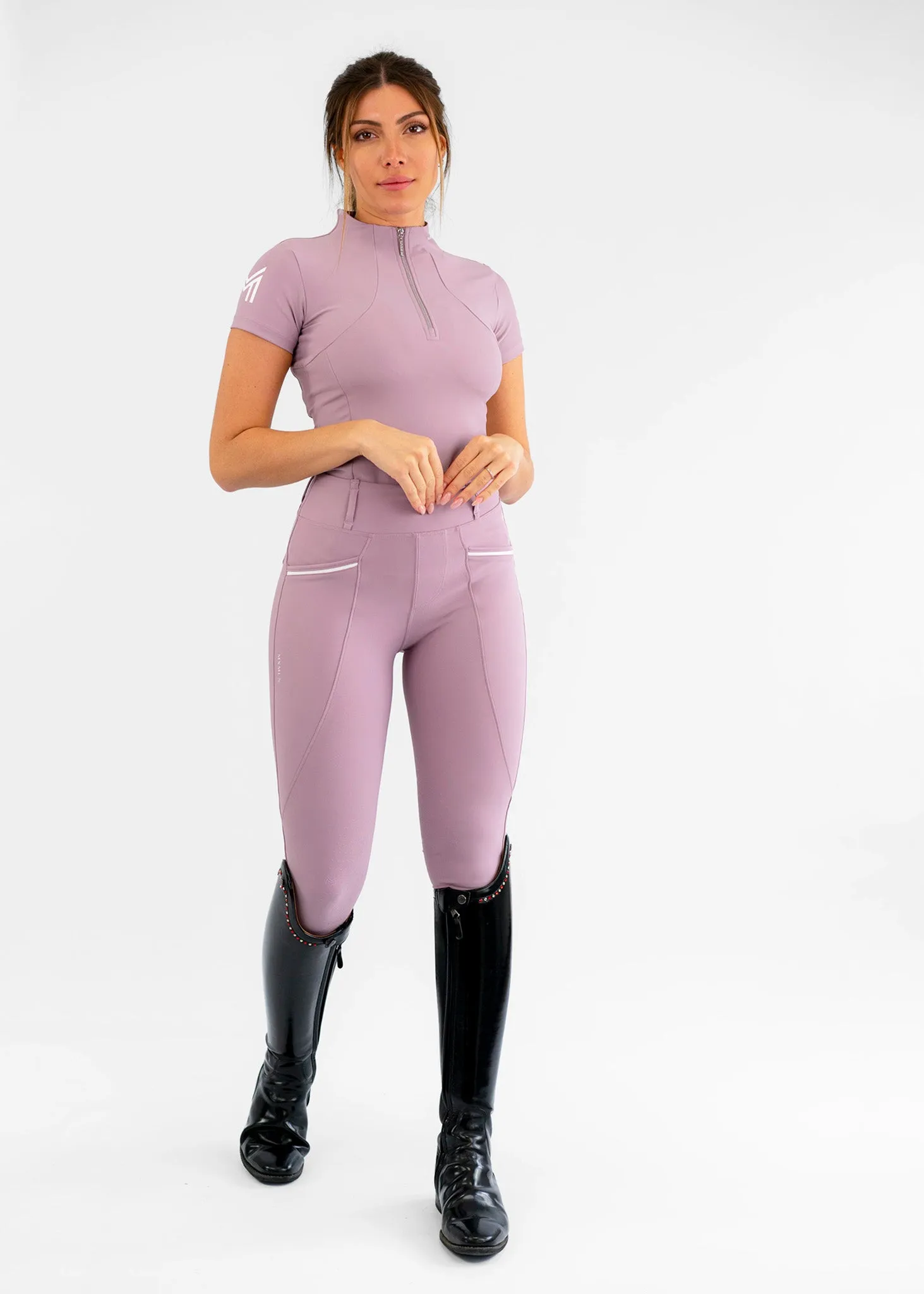 Short Sleeve Base Layer (Mauve)