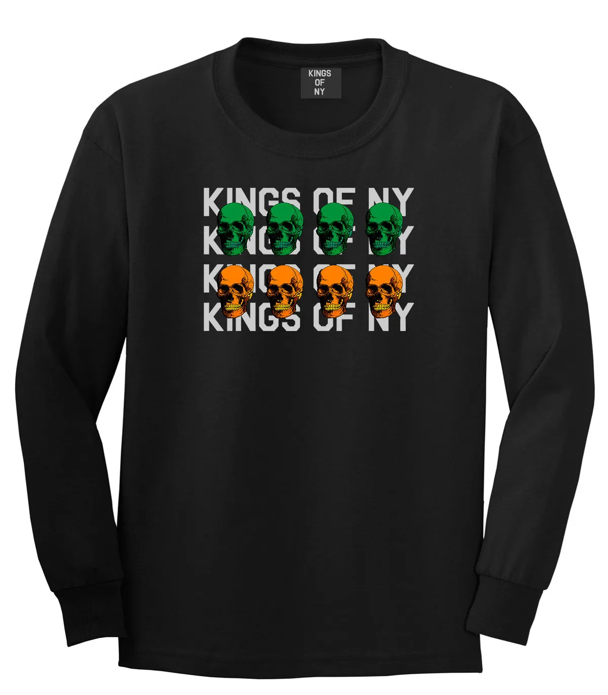 Skull Colors Long Sleeve T-Shirt