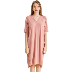 sleep wear Soft Rayon & Spandex Night Shirt Nightgown Lounge wear M & L