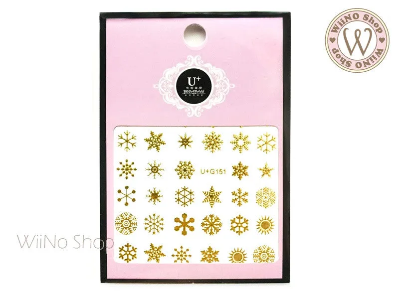 Snowflake Adhesive Nail Art Sticker - 1 pc (U G151)