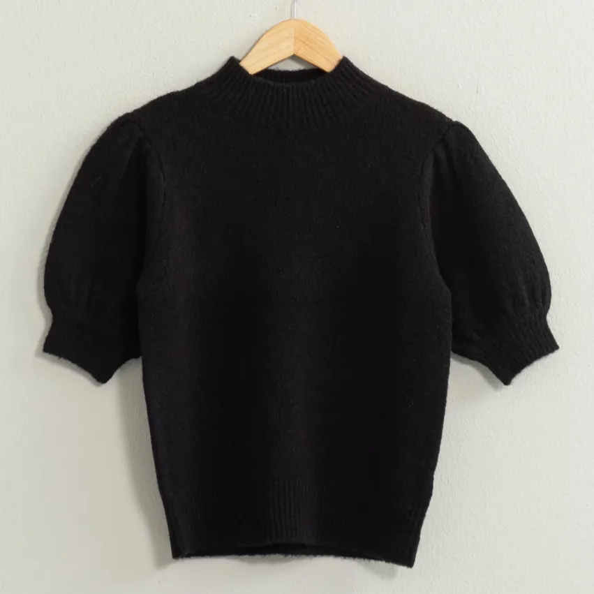 Soft Embrace Puff Sleeve Sweater