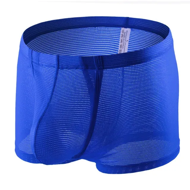 Solid Breathable Spandex Boxer