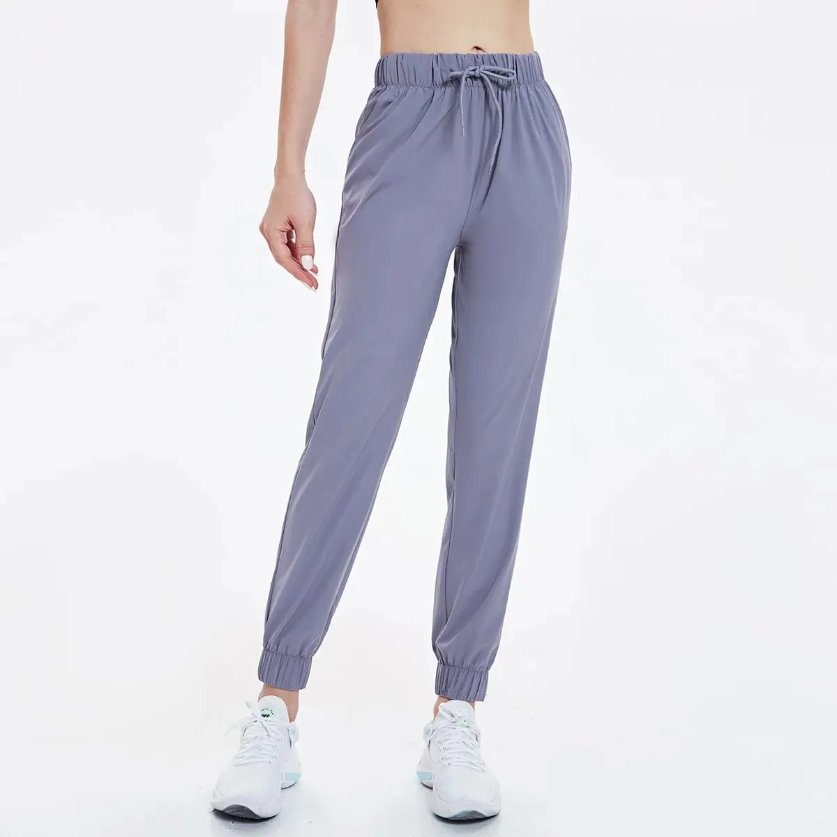 Solid Outdoor Thin Jogger Sweatpant with Drawstring