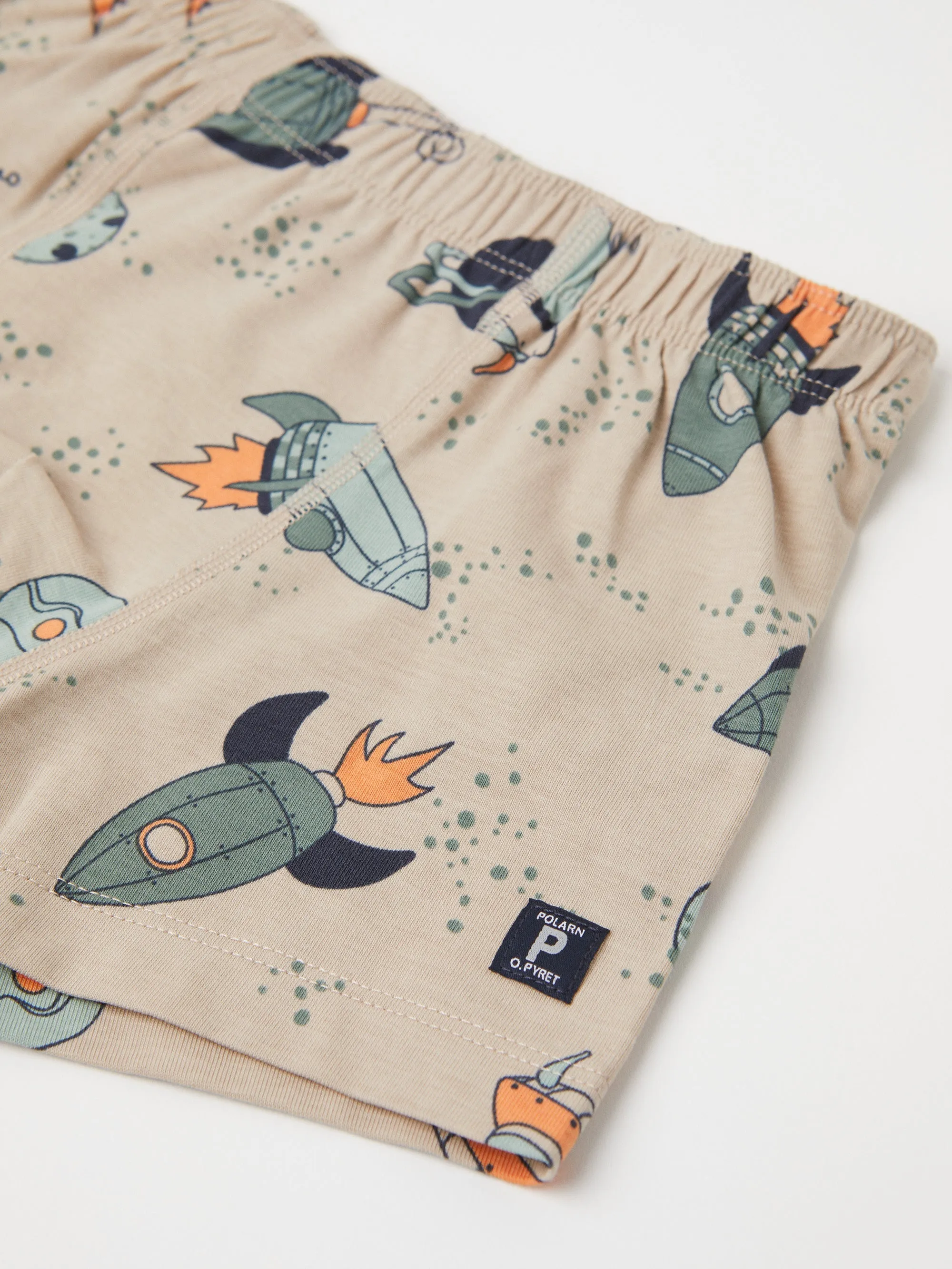 Space Print Boys Boxers