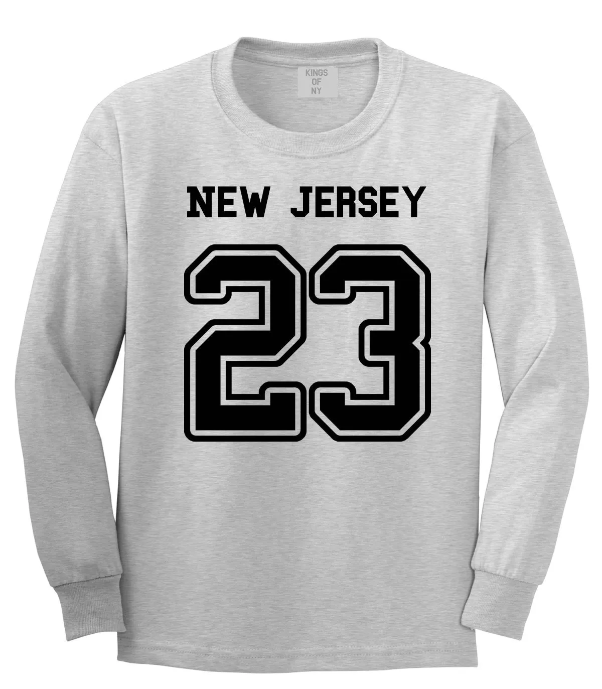 Sport Style New Jersey 23 Team State Jersey Long Sleeve T-Shirt