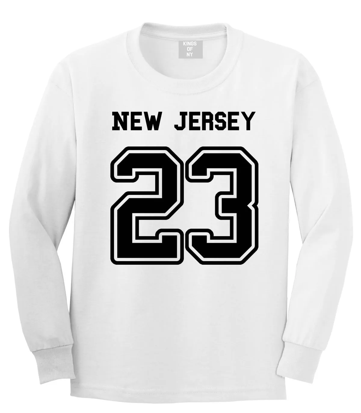 Sport Style New Jersey 23 Team State Jersey Long Sleeve T-Shirt