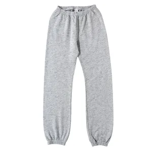 Streaky French Terry "Peace" Sweatpants - Frost