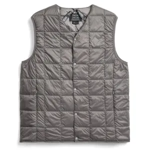 Taion V Button Down Vest - Grey