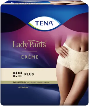 TENA Lady Pants Plus High Waist Crème Large (8 Units)