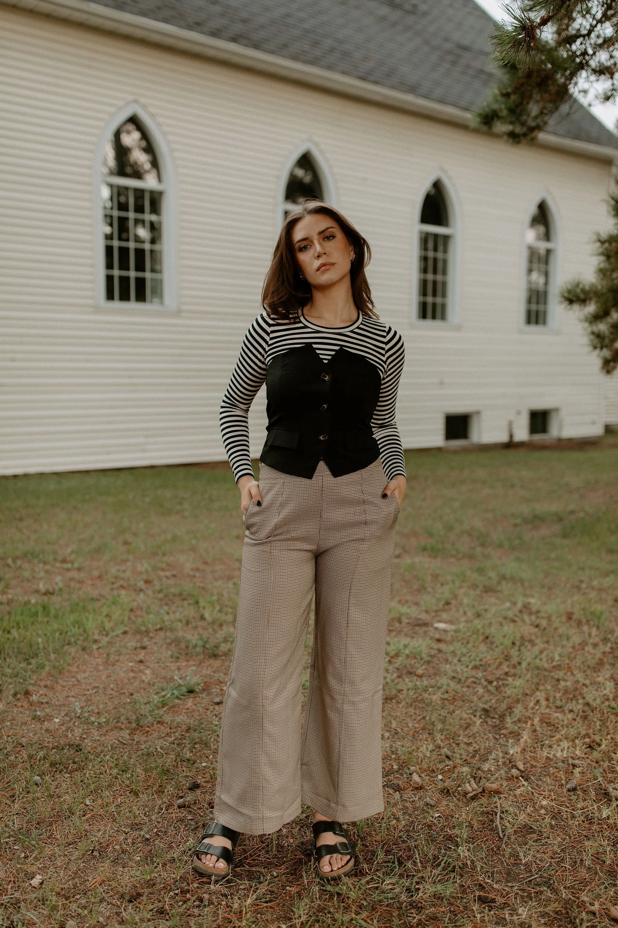 The Mirabel Houndstooth Pants