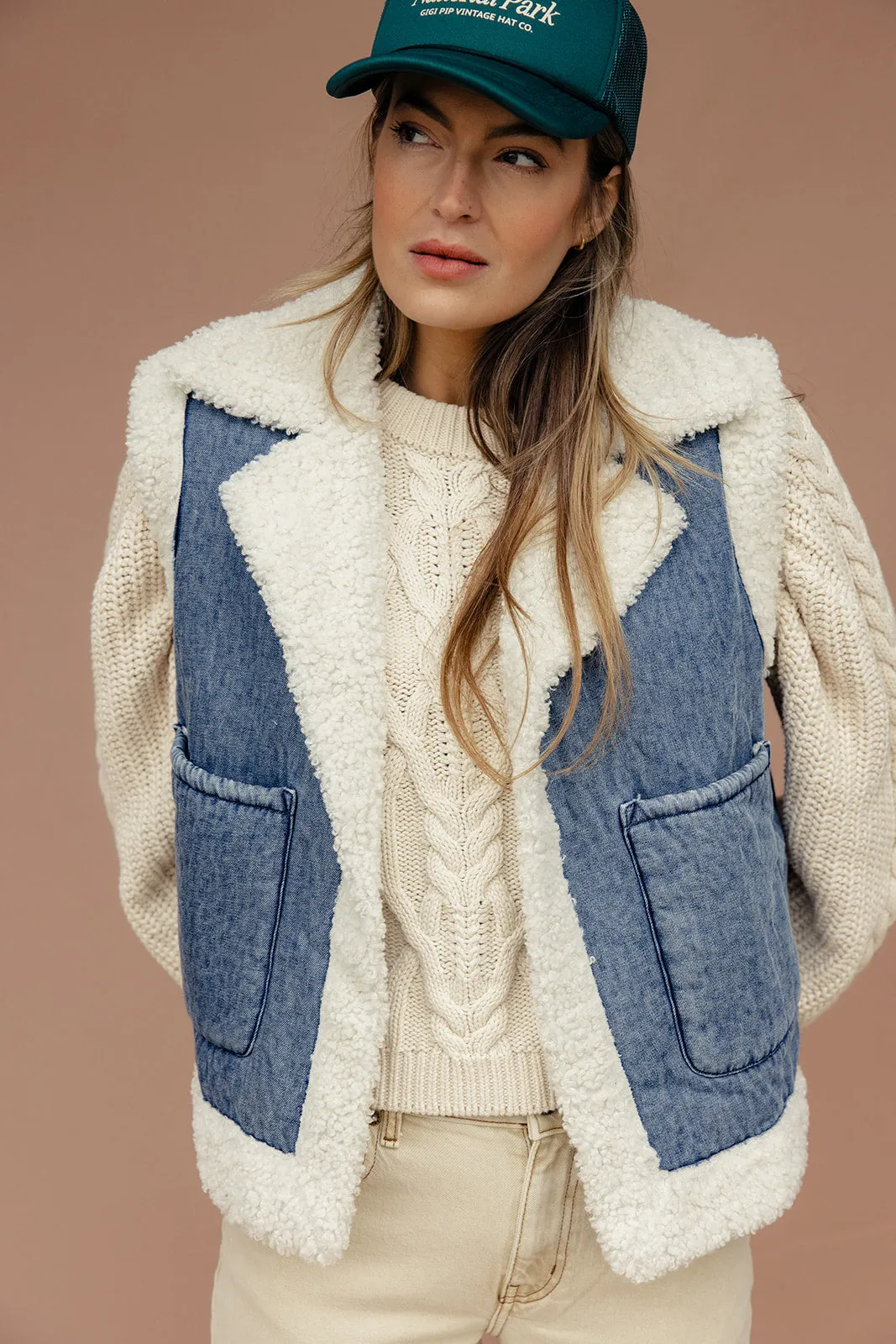 The Six Sherpa Vest