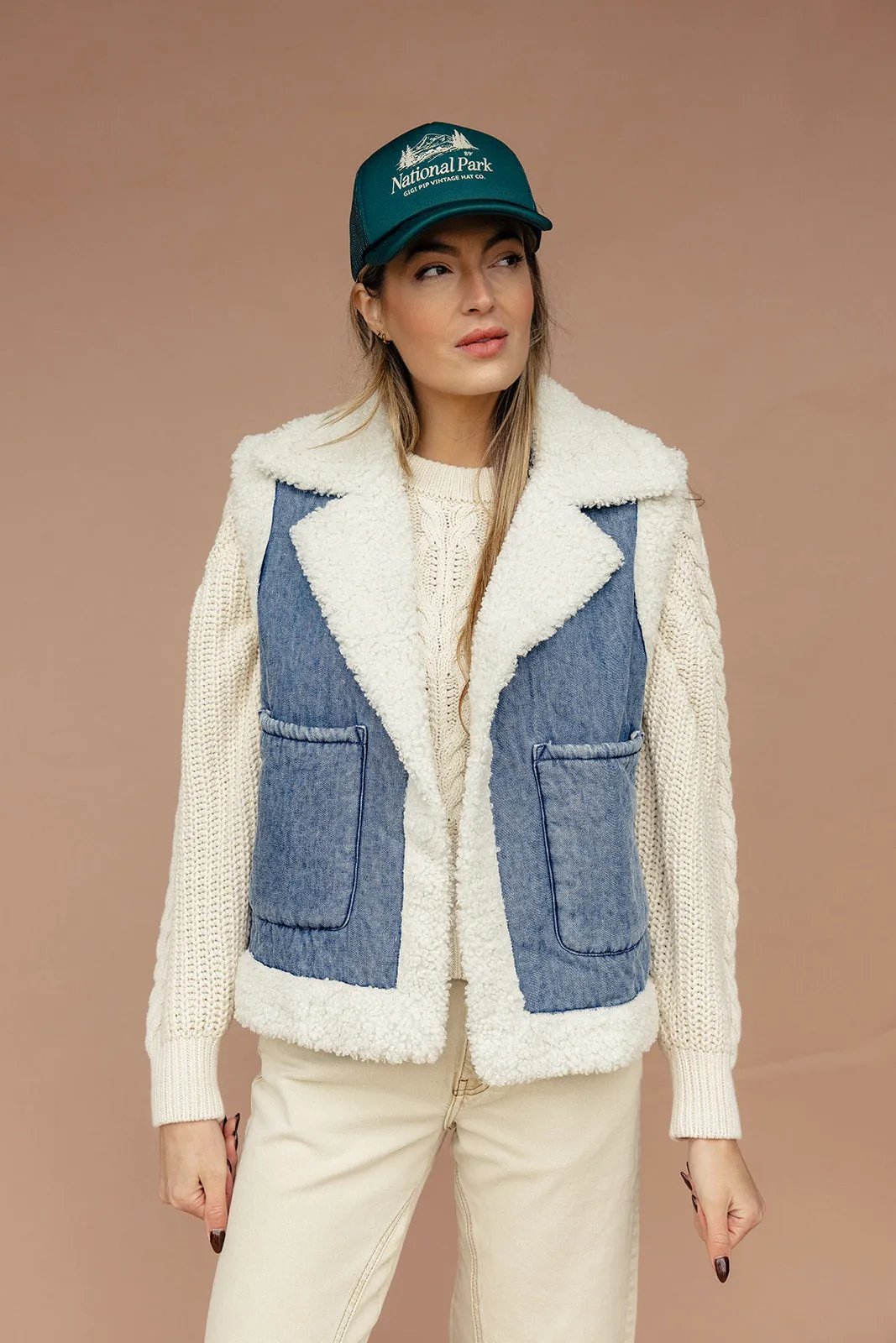 The Six Sherpa Vest