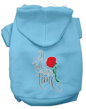 Timeless Tale Screen Print Dog Hoodie Baby Blue Xxl