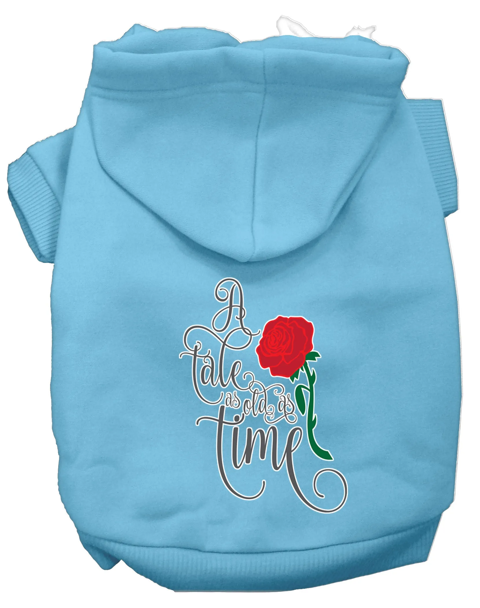 Timeless Tale Screen Print Dog Hoodie Baby Blue Xxl