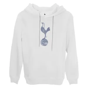 Tottenham Hotspur Color Badge Fleece Pullover Hoodie - White