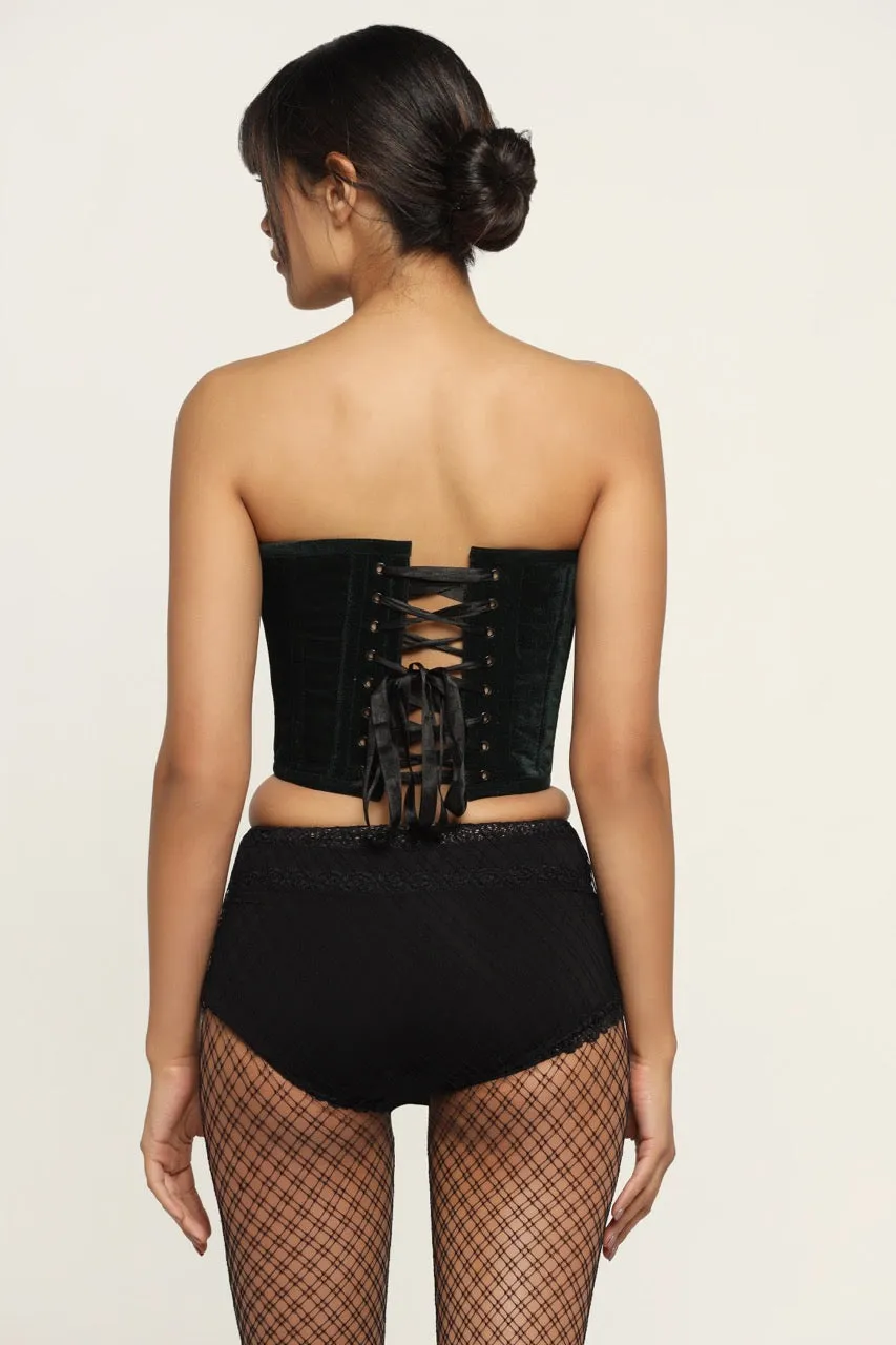 Valvet Corset Top