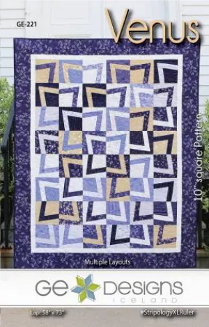 Venus quilt pattern by Gudrun Erla