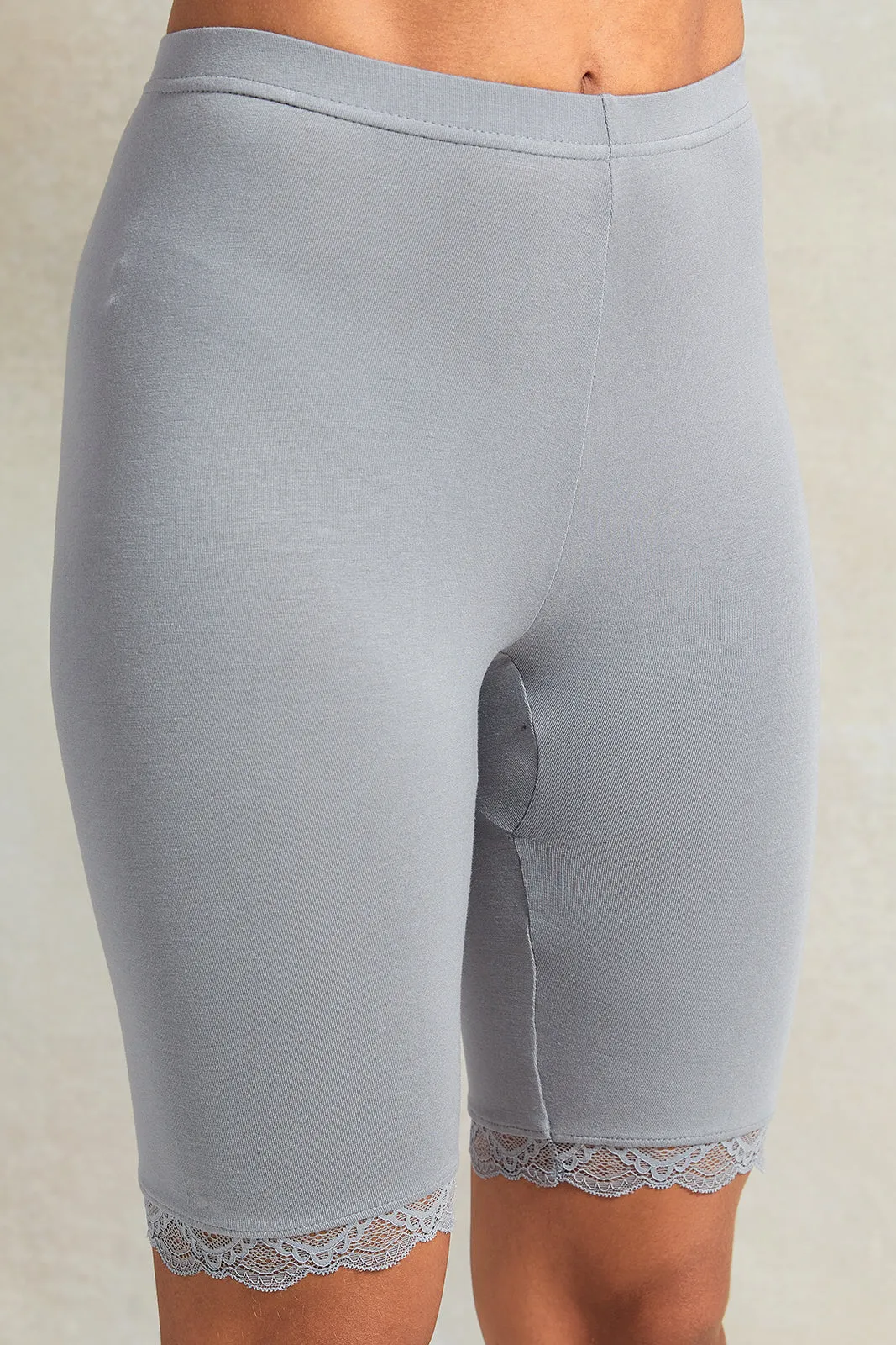 women Grey Comfort Short Base Layer Bottom