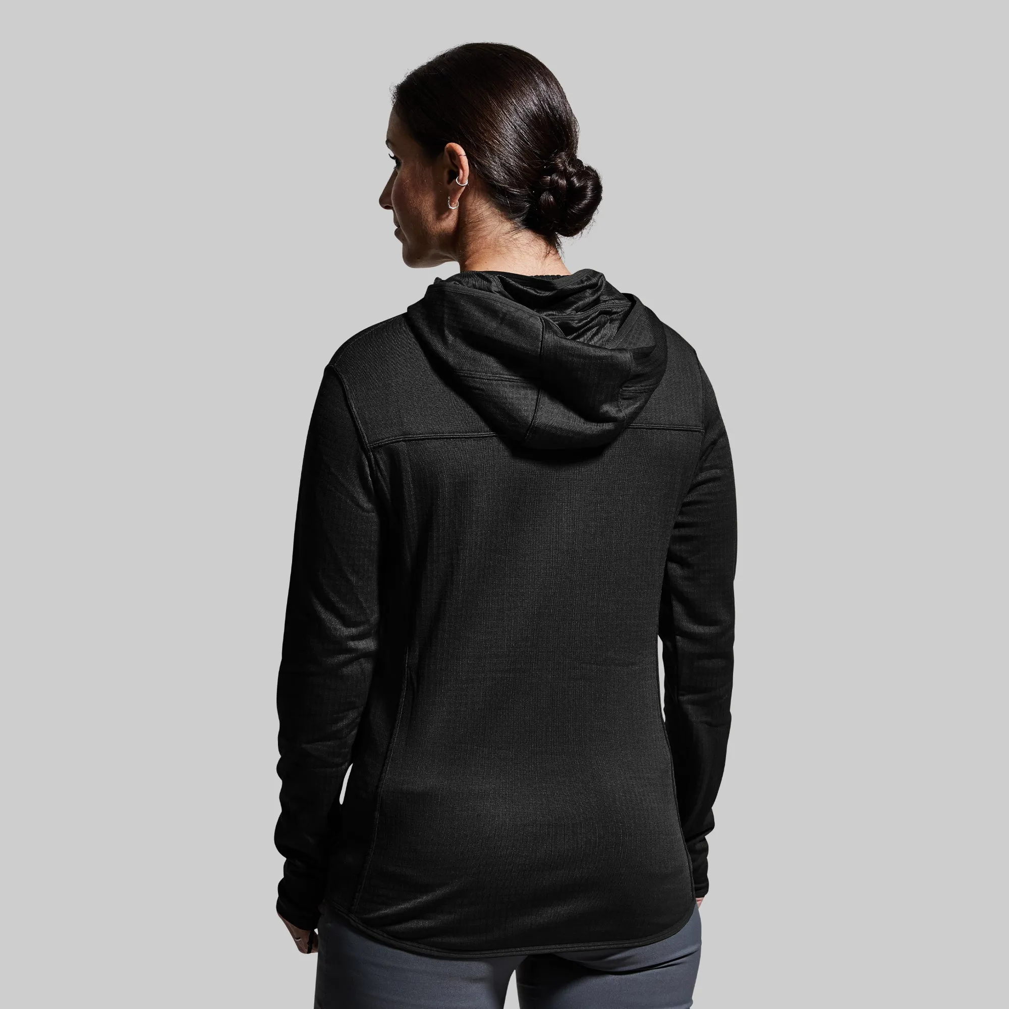 Women's Quiver Full Zip Hoodie (Black)