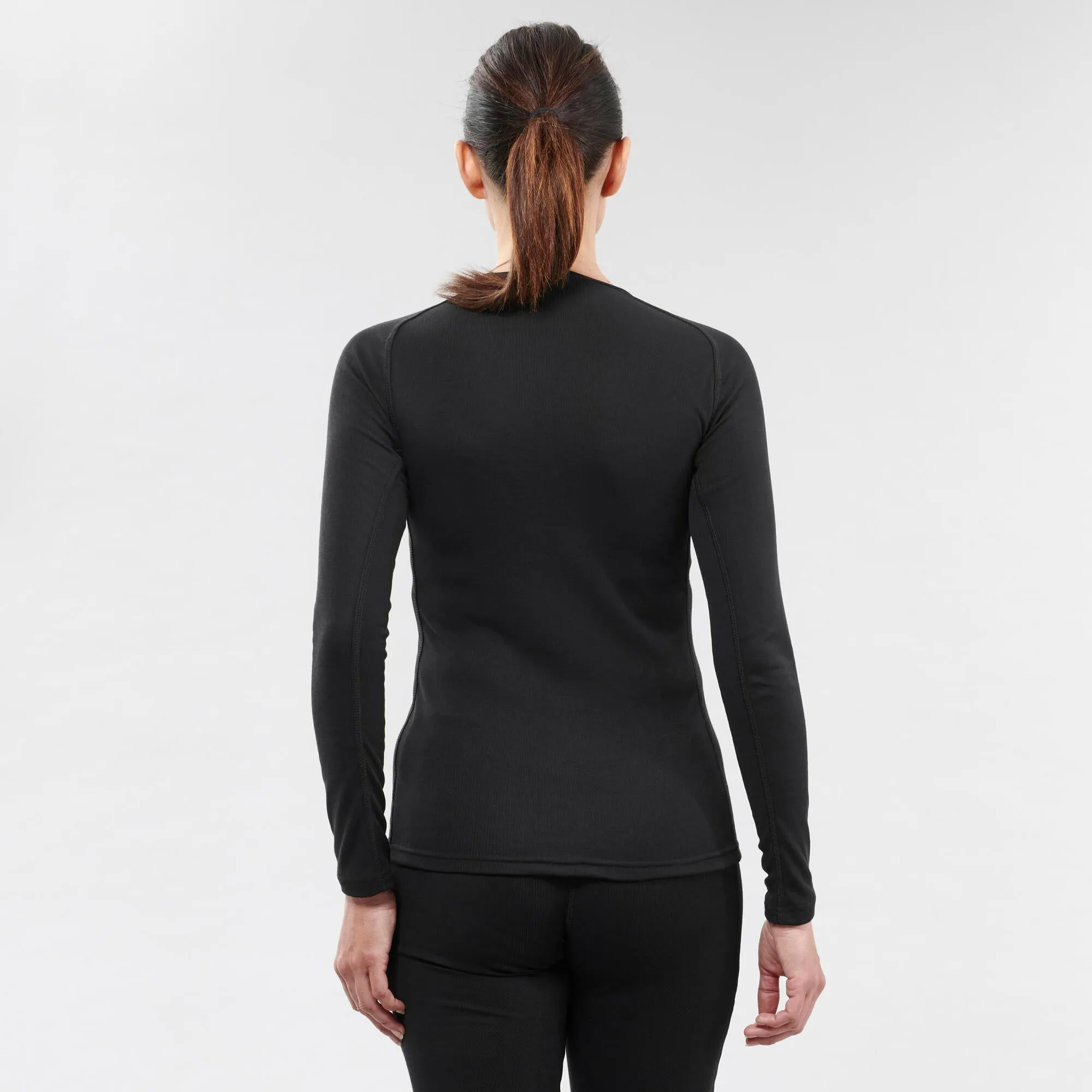 Women's Ski Base Layer Top - BL 100 - Black